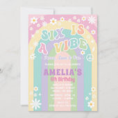 Six Invitations d'anniversaire | Invitation de fêt (Devant)