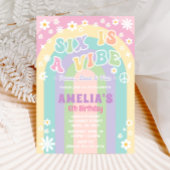 Six Invitations d'anniversaire | Invitation de fêt