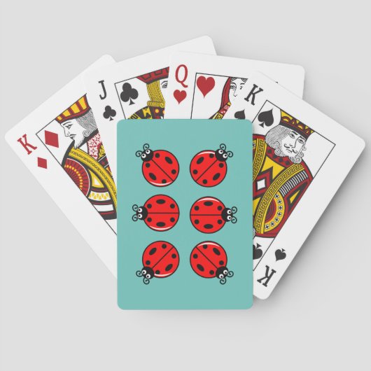 Six Little Ladybugs - Cartes De Jeu Classiques (dos)