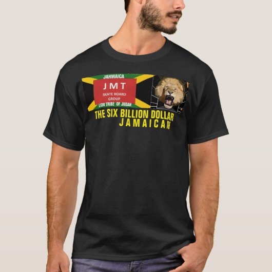 SIX MILLIARDS DE DOLLAR T-shirt noir de base de la (Devant)