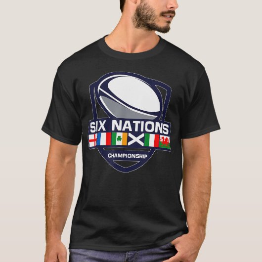 Six Nations Mannen 65 T-shirt (Voorkant)