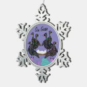 Six ornements de Noël d'oies (Vue impression)