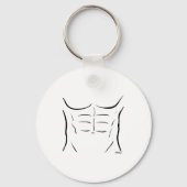 Six Pack Abs Sleutelhanger (Voorkant)