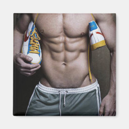 Six Pack Jock Magneet