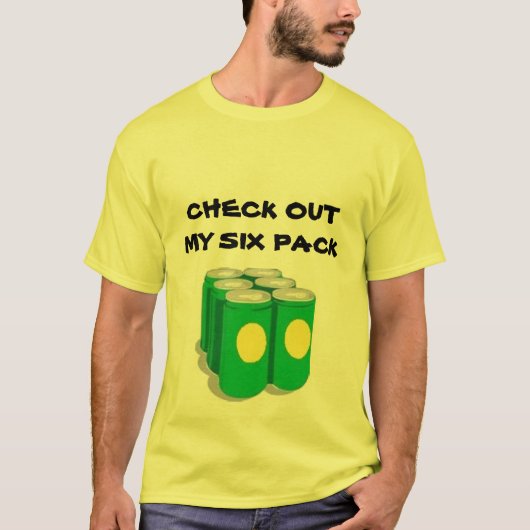 Six Pack T-shirt (Voorkant)