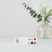 Six petites cartes de profil de bourses (Debout devant)