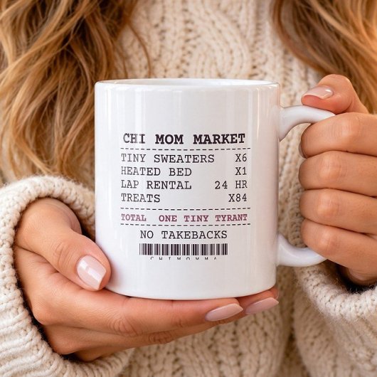 Six Pullovers Un Tout Petit Tyran Mug Café Drôle