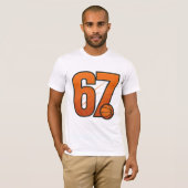 “Six Seven 67 Basketball Tee – Trendy Urban T-shirt (Voorkant volledig)