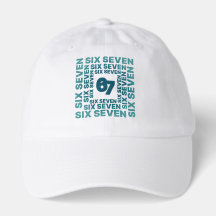 Six Seven 67 Blauwe Grafische 