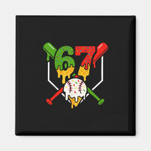 Six Seven 67 Bysebyll Ijs Drip Cool Gen Alph Magneet