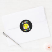Six Seven 67 Days Smarter 100 Days Of School Funny Ronde Sticker (Envelop)