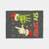 Six Seven 67 Funny Hand-sign Christmas Meme  Fleece Deken (Voorkant (Horizontaal))