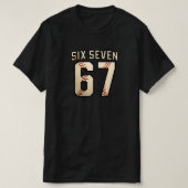 Six Seven 67 Funny Meme T-shirt (Design voorkant)