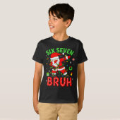 Six Seven 67 Gen Z Alpha Meme Bruh Christmas Dabbi T-shirt (Voorkant volledig)