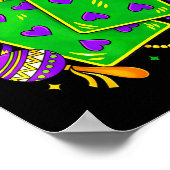 Six Seven 67 Mardi Gras Funny Mardi Gras Parade Me Poster (Hoek)