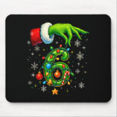 Six Seven 67 Meme Funny Christmas Couple Matching Muismat (Voorkant)