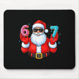 Six Seven 67 Meme Kerstman 67 Ijsje Drip Kerstmis Muismat