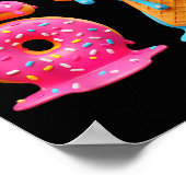 Six Seven 67 Number Meme Ice Cream Drip Gen Alpha Poster (Hoek)