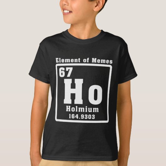 Six Seven 6 7 Funny Number Meme  T-shirt (Voorkant)