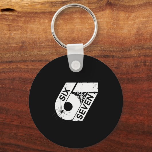 Six Seven 6 7 Meme 6 7 Halloween Costume Sleutelhanger (Voorkant)