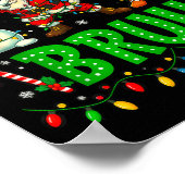 Six Seven 6 7 Meme Dabbing Santa Gingerbread Chris Poster (Hoek)