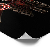 Six Seven 6 7 Meme Funny Skeleton Hands Sign Let's Poster (Hoek)