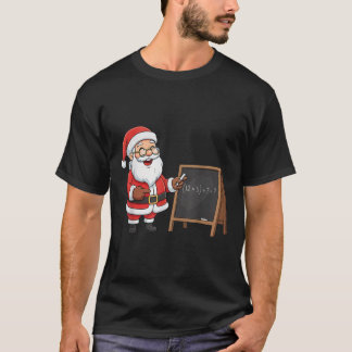 Six Seven 6 7 Meme Santa Christmas Xmas Teacher Nu T-shirt