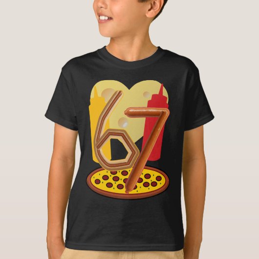 six seven 6 7 t-shirts (Devant)