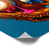 Six Seven Baseball Candy Drip 6-7 Meme Poster (Hoek)