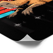 Six Seven Bruh 67 Meme Capybara Poster (Hoek)