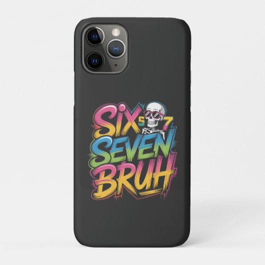 six seven bruh Case-Mate iPhone case (Achterkant)