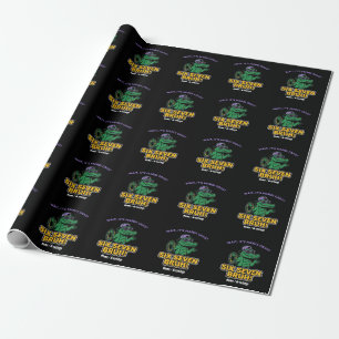 Six Seven Bruh Mardi Gras Cool Gator Festival Cadeaupapier