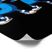 Six Seven Dabbing Cool Meme 67 Funny Dab Number  Poster (Hoek)