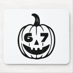 Six Seven Halloween-kostuum voor studenten en lera Muismat