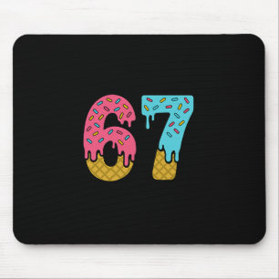 Six Seven Ice Cream Drip Sport 67 Fun Mason Meme 2 Muismat