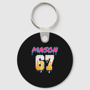 Six Seven Ijs Drip Sport 67 Fun Mason Meme Sleutelhanger