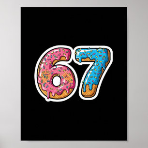 Six Seven Ijs Drip Sport Cool Meme 67 Grappig Poster