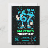 Six Seven Meme 6 7 Birthday Invitation (Devant)