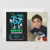 Six Seven Meme 6 7 Birthday Photo Invitation (Devant)