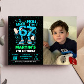 Six Seven Meme 6 7 Birthday Photo Invitation Kaart