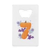 Six Seven Meme 6 7 Halloween kostuum paar Kredietkaart Flessenopener (Achterkant)