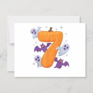 Six Seven Meme 6 7 Halloween kostuum paar Magnetische Uitnodiging