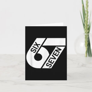 Six Seven Meme Grappig Kaart