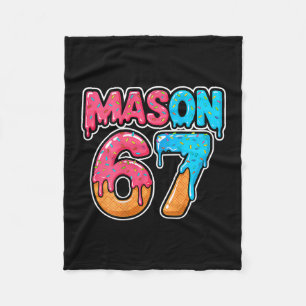 Six Seven Meme Mason 67 Ijsdruppel Grappig (op C Fleece Deken
