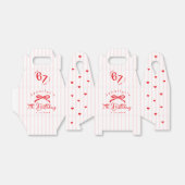 Six Seven Meme Pink Red Coquette 7th Birthday Bedankdoosjes (Uitgevouwen)