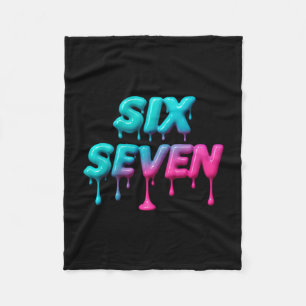 Six Seven Meme Voor Gen Alpha Kinderen En Volwasse Fleece Deken
