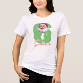 Six Seven Santa, Funny Matching Tri-Blend Shirt (Voorkant)