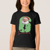 Six Seven Santa, Funny Matching Tri-Blend Shirt (Voorkant)