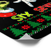 Six Seven Skeleton Meme Christmas Ugly Sweater 67  Poster (Hoek)