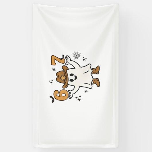 Six Seven Spooky Halloween Sport 67 Mason Meme Spandoek (Verticaal)